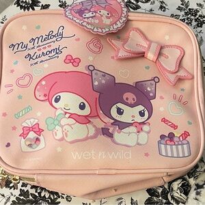 Wet n Wild Pink My Melody and Kuromi Cosmetic Bag